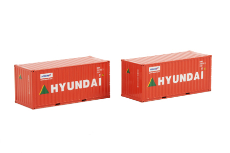 CONTAINER 2x 20 FT, Premium Line 1:50, красный