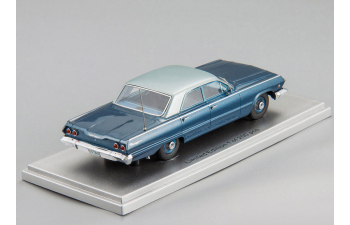 CHEVROLET Biscayne (1963), blue / light blue