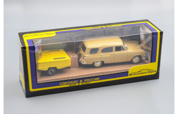 МОСКВИЧ 423 (Deagostini) с прицепом "Скиф-М"