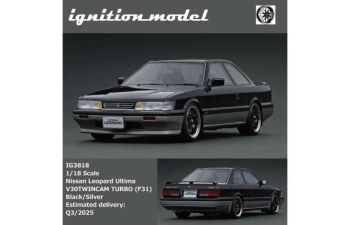NISSAN Leopard Ultima V30TWINCAM TURBO (F31), black/silver