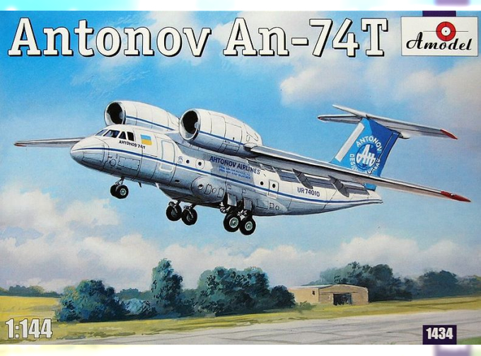 Сборная модель Советский пассажирский самолет Ан-74Т (Antonov Airlines)