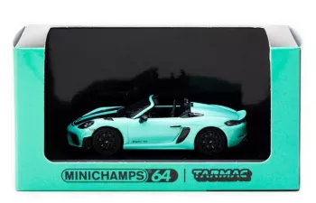 PORSCHE 718 Spyder RS, turquoise/black