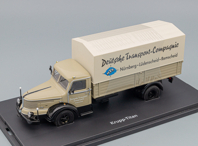 Krupp Titan canvas top Deutsche Transport Compagnie grey/lightgrey