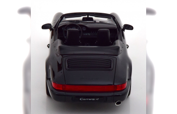 PORSCHE 911 (964) Carrera 4 Convertible (1990), black metallic