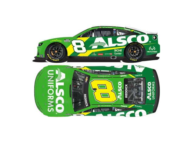 CHEVROLET Camaro #8 Tyler Reddick *ALSCO*, Action Racing, green/white/yellow 2022