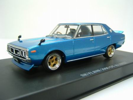 NISSAN Skyline 2000GT-X GC110 (1972), blue metallic