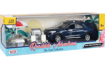 FORD Explorer Xlt With Camping Accessories (2022), Blue