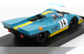 PORSCHE 917k Team Gesipa Racing №14 1000km Monza (1970) Neuhaus - Kelleners №14, Bluette Yellow