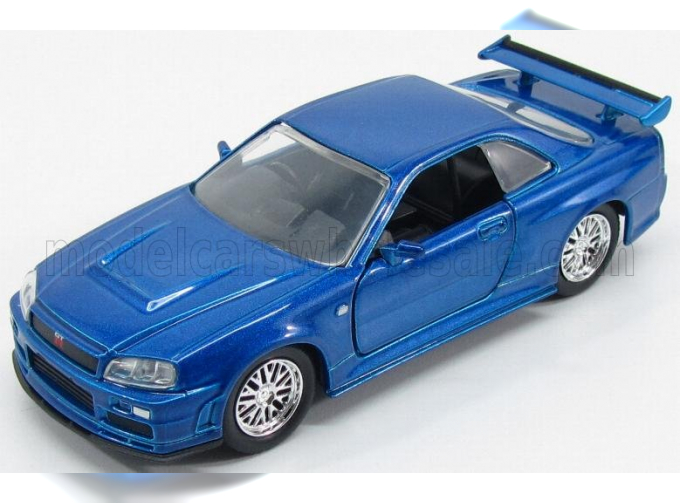 NISSAN Brian's Skyline Gt-r (r34) (2007) - Paul Walker - Fast & Furious 7, Blue Met