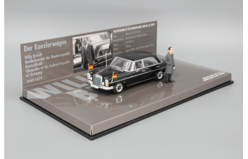 MERCEDES-BENZ 300 SEL 6.3 W109 Bundeskanzler Willy Brandt (1970), black