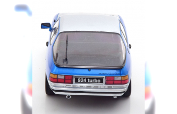 PORSCHE 924 Turbo, silber/blau