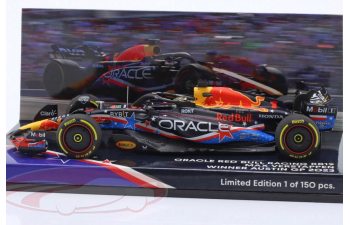 RED BULL Racing RB19 №1 Winner USA GP (Austin) / Formula 1 World Champion Max Verstappen (2023)