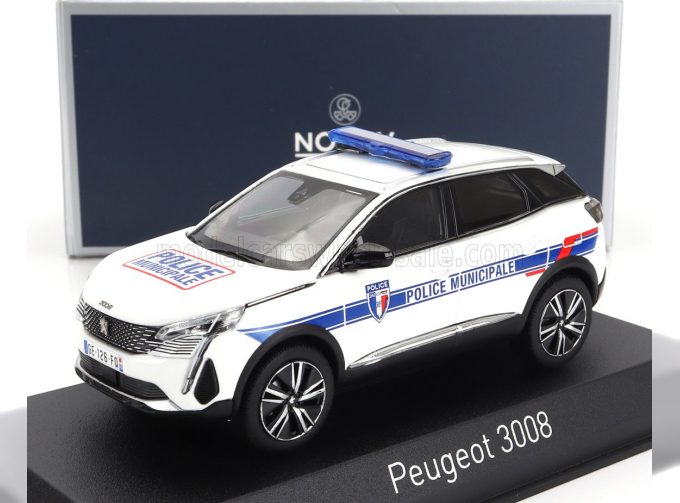 PEUGEOT 3008 Police Municipale (2023), White Blue