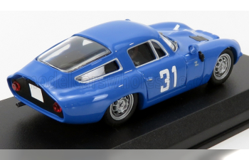 ALFA ROMEO Tz1 N31 1000km Monza (1965) Panepinto - Facetti, Blue