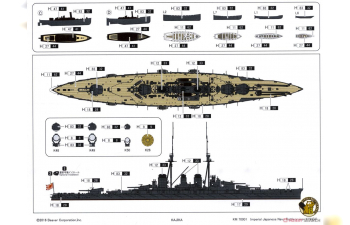 Сборная модель Imperial Japanese Navy Battlecruiser Kongo 1914