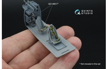 3D Декаль интерьера кабины Наблюдателя Fairey Barracuda (Trumpeter) (с 3D-печатными деталями)