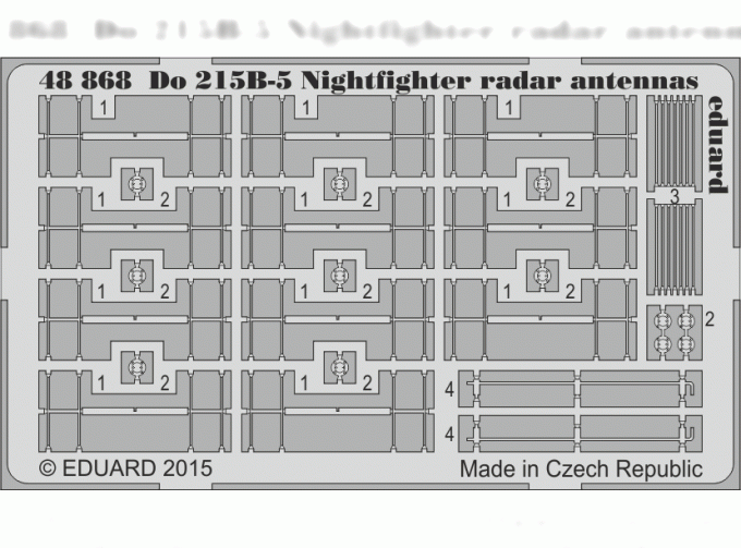 Фототравление для Do 215B-5 Nightfighter антенны (radar antennas)