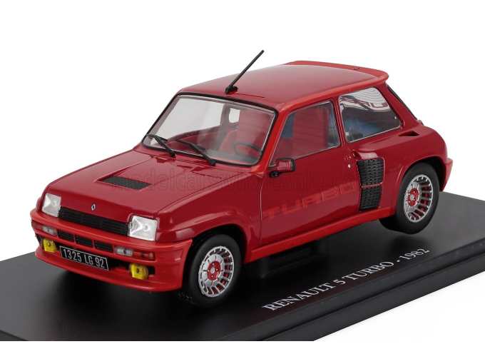 RENAULT R5 Turbo (1982) - Con Vetrina - With Showcase, Red