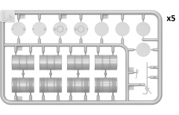 Сборная модель Modern Oil Drums 200l