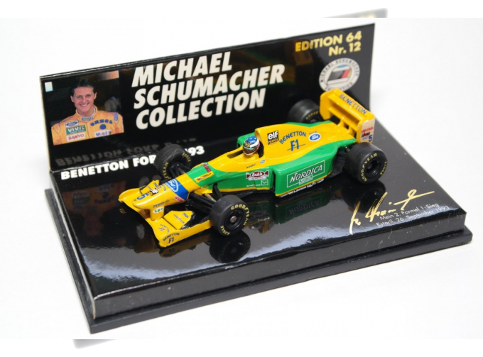 BENETTON FORD B 193 #5 (1993), Michael Schumacher Collection Edition 64 Nr.12