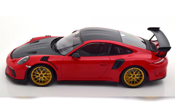 PORSCHE 911 (991 II) GT3 RS Weissach Package (2019), rot/black