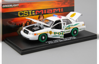 FORD Crown Victoria Police Interceptor "Miami-Dade Police" (из телесериала "Место преступления" (2003), white (Greenlight!)