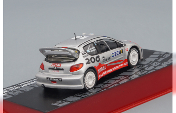 PEUGEOT 206 WRC M.Gronholm - T.Rautiainen, silver