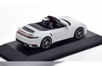 PORSCHE 911 (992) Turbo S Convertible (2020), light grey