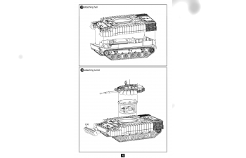 Сборная модель BMP-3 with ERA Infantry Fighting Vehicle