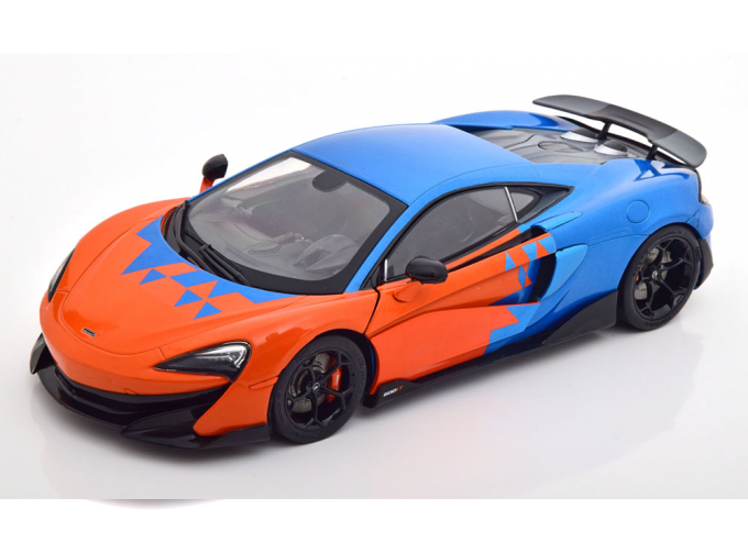 MCLAREN 600 LT (2019), orange/blaumetallic