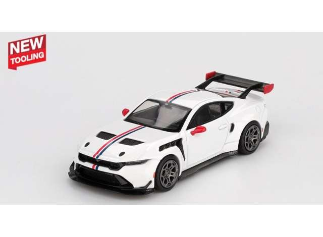 Ford Mustang GTD Spirit of America, white/red 2025