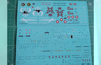 Декаль для F-16BM Fighting Falcon Danmark Pt.1