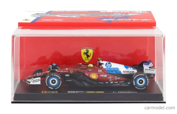 FERRARI With Pilot And Showcase F1 Sf-25 Team Scuderia Ferrari Hp №44 Miami Gp (2025) Lewis Hamilton, Red White Blue