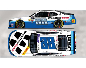 Chevrolet #88 Connor Zilisch *WeatherTech Throwback*, white/blue 2025
