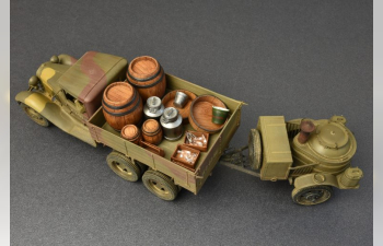 Сборная модель Автомобиль SOVIET 2t TRUCK AAA TYPE w/FIELD KITCHEN