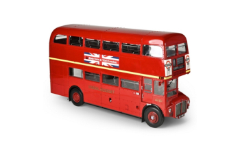 Сборная модель AEC ROUTEMASTER RM 857 London Bus L 69 8 B 20 H 37 5 in cm (1961), red