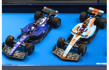 Набор из четырех моделей WILLIAMS FW45 Williams Racing Formula 1 Alex Albon (2023)