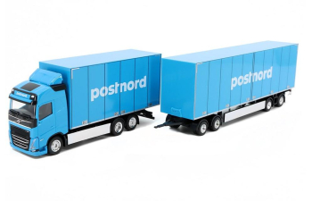 VOLVO FH Globetrotter XL седельный тягач с прицепом (2020), голубой