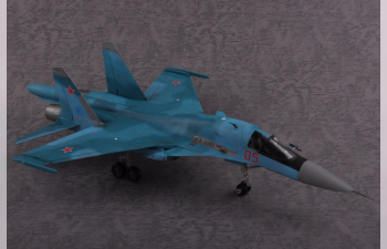 Сборная модель Самолет Russian Su-34 Fullback Fighter-Bomber