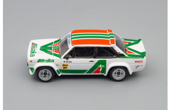 FIAT 131 Abarth, white / green / red