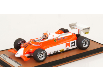 ALFA ROMEO F1 179 №23 East Usa Gp Bruno Giacomelli (with Pilot Figure) (1980) , White Red