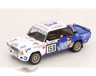 LADA 2105 Vfts №159 Rally 1000 Lakes (1987) Eugenijus Tumalevicious - Pranas Videika, White Blue