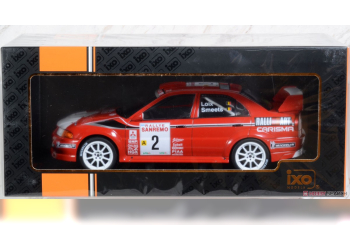 MITSUBISHI Carisma GT Evo VI #2 "Marlboro Mitsubishi Ralliart" Loix/Smeets 4 место Rally San Remo 1999