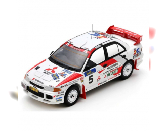 MITSUBISHI Lancer Evo Iii №5 Rally Hong Kong Beijing (1995) Kenjiro Shinozuka - Pentti Kuukkala, White Red