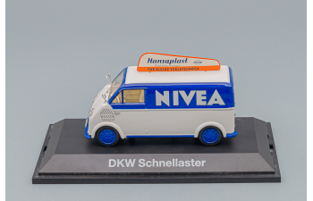 DKW Schnellaster delivery van Nivea, blue / white