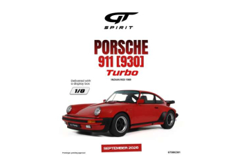 PORSCHE 911 (930) Turbo 3.3 (1989), indian red