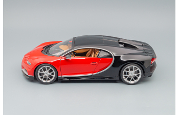 BUGATTI Chiron Le Patron 2016, Italian Red - Nocturne Black