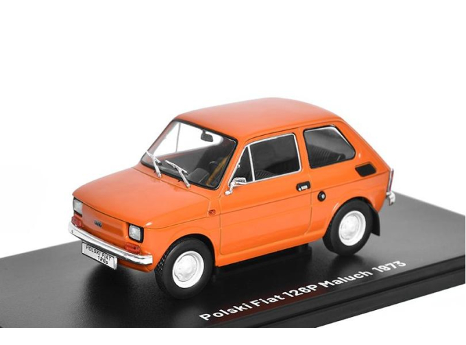 Polski Fiat 126P Maluch - 1973 - časopis Nezapomenutelné auta #21 s modelem