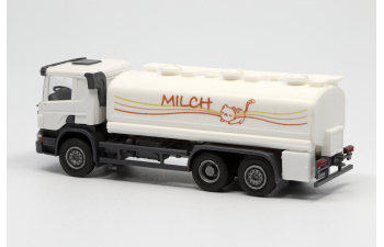 SCANIA P 6х2 цистерна для перевозки молока, белый/белый