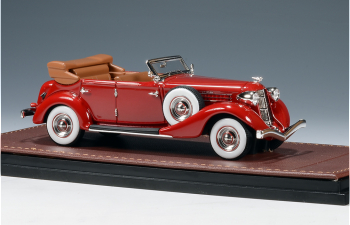 AUBURN 851 SuperCharged Phaeton (открытый) (1935), Red